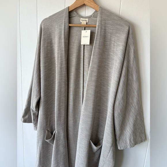 NWT Anthropologie DONNI. Striped Cardigan/Sweater - Picture 2 of 5